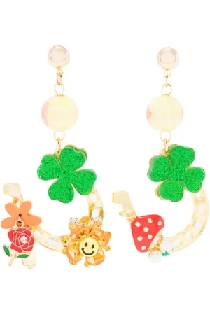 AMIR SLAMA Horseshoe-pendant earrings