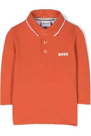 BOSS monogram-print Polo Shirt - Farfetch