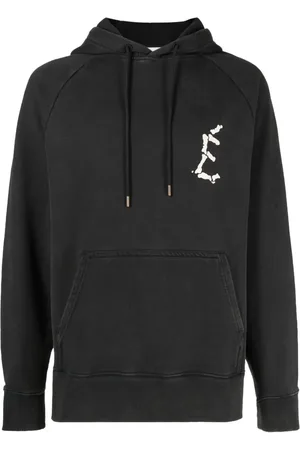 Etudes Logo-print drawstring hoodie