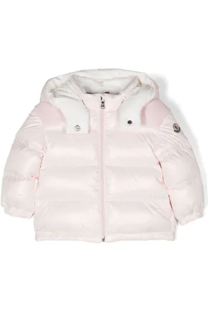 Moncler Valya logo-patch padded coat