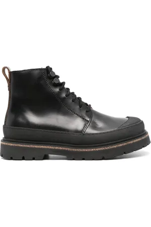Birkenstock Prescott leather combat boots
