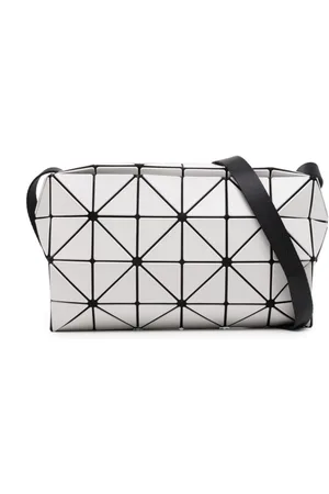 Issey Miyake Carton geometric-panelled crossbody bag