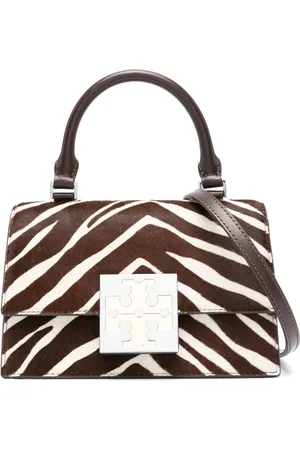 Tory Burch Mini Bon Bon zebra-print tote bag