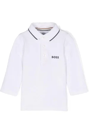 BOSS monogram-print Polo Shirt - Farfetch