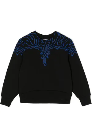 MARCELO BURLON Fluid Wings cotton sweatshirt