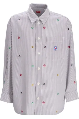 Kenzo Flower-print cotton shirt