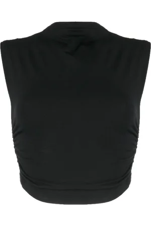 Reformation Lindy stretch-cotton top