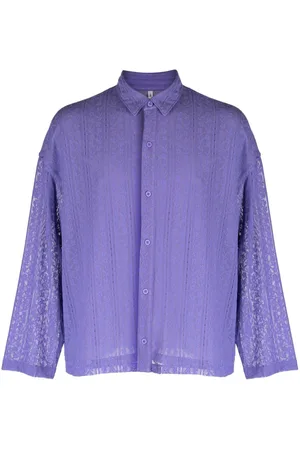 Off-Duty Banners floral-lace shirt