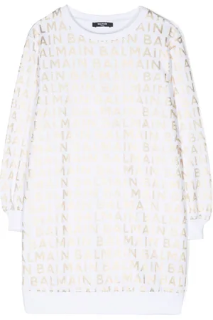 Balmain Logo-print sweatshirt dress