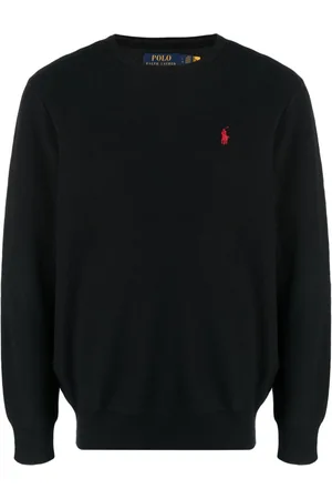 Ralph Lauren Embroidered-logo piqu??-cotton jumper
