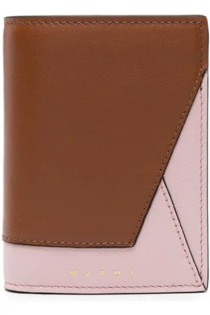 Marni Colour-block bi-fold wallet