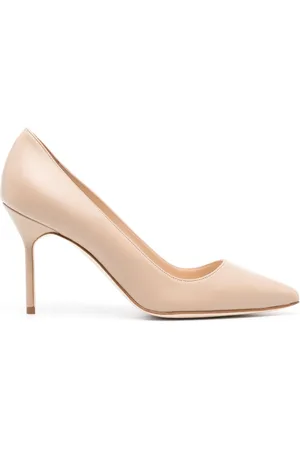 Manolo Blahnik BB 80mm leather pumps