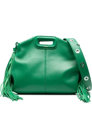 Maje Mini Miss M leather shoulder bag