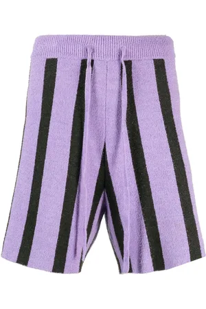 Nanushka Walter striped terry-cloth shorts