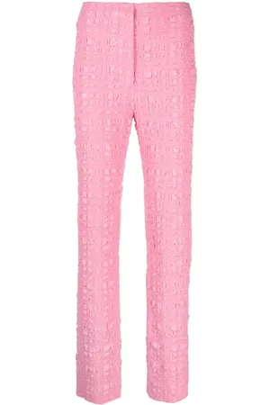 Nanushka Juna seersucker slim-fit trousers