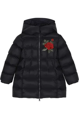 Moncler Enfant TEEN Hooded Cape Coat - Farfetch