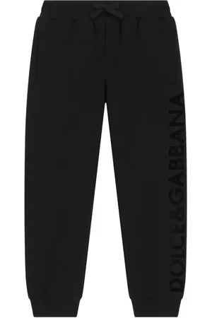 Dolce & Gabbana Geometric Print Cotton Jogging Pants