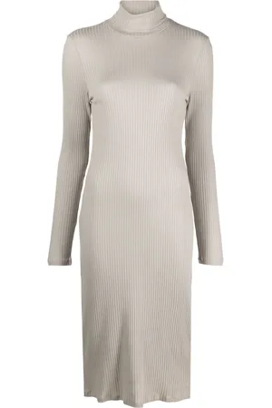 Midi Dresses in the color gray for Women on sale | FASHIOLA.in