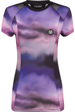 Dip-Dye Ombré Silk Long Sleeve Shirt in Shirts & Tees