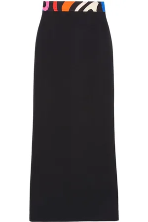 Puccini Cr??pe straight skirt