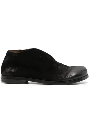 MARSÈLL Round-toe suede loafers