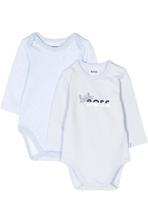 HUGO BOSS Logo-print bodysuit set