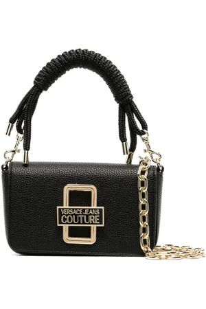 Versace Shoulder Flap Bag in Quilted Nappa Leather With Chain Details –  Essex Fashion House