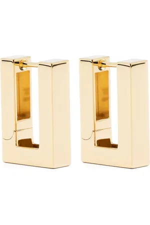 TOM WOOD Square Hoops -plated earrings