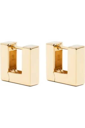 TOM WOOD Square Hoops -plated earrings