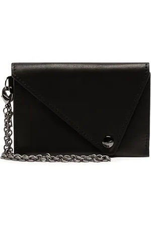 YOHJI YAMAMOTO Triangle leather wallet