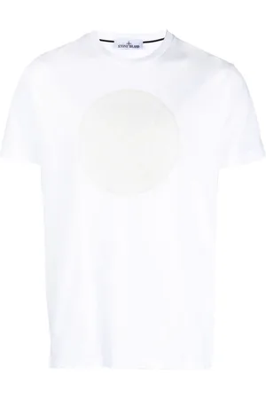 Stone Island Compass-print cotton T-shirt