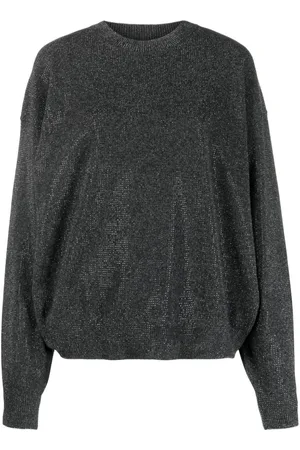 Alexander Wang Rhinestone-embellished wool jumper