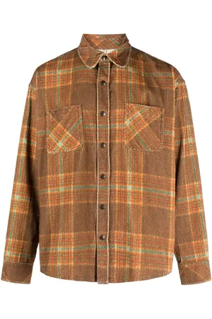 ERL Check-print cotton shirt