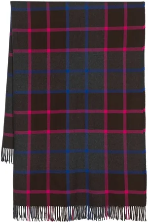 Etro Check-print virgin wool scarf