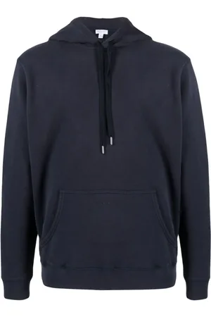Sunspel Drawstring-fastening cotton hoodie