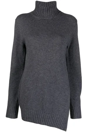 Jil Sander Waffle-knit asymmetric jumper