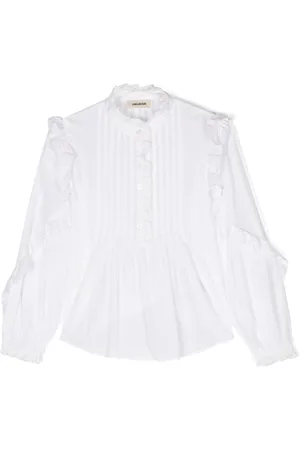 Zadig & Voltaire Ruffle-detail long-sleeved blouse