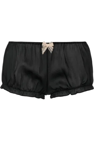 Kiki de Montparnasse Ruffle-trim silk bloomers