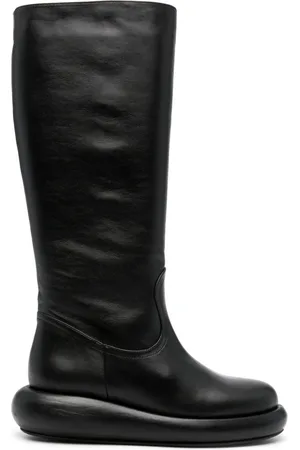 Paloma Barceló Panelled leather knee-high boots