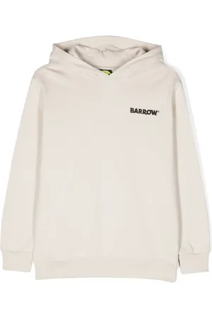 BARROW Logo-print cotton hoodie
