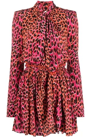 Zadig & Voltaire Animal-print silk minidress