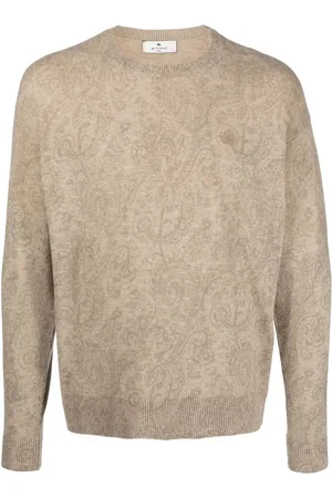 Etro Logo-embroidered wool jumper