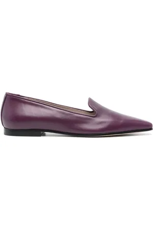 Fabiana Filippi Rhinestone-embellished leather loafers