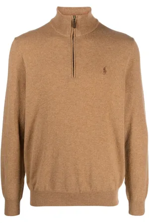 Ralph Lauren Logo-embroidered fine-knit jumper
