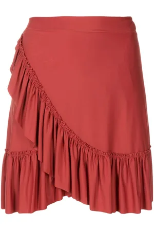 Lygia & Nanny Laurita ruffled-trim wrap skirt