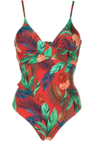 Lygia & Nanny Bianca botanical-print swimsuit