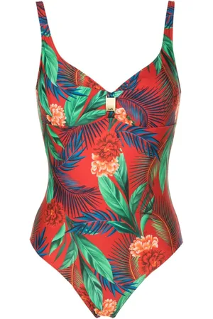 Lygia & Nanny Roberta botanical-print swimsuit
