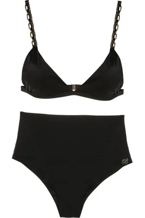 Brigitte Chain-link high-waisted bikini