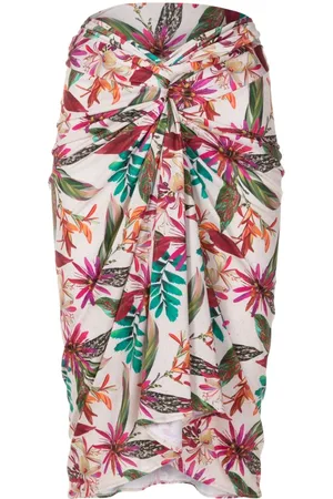 Lygia & Nanny Orix?? botanical-print wrap skirt