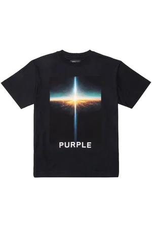 Purple Brand Textured Jersey Ss T-Shirt In